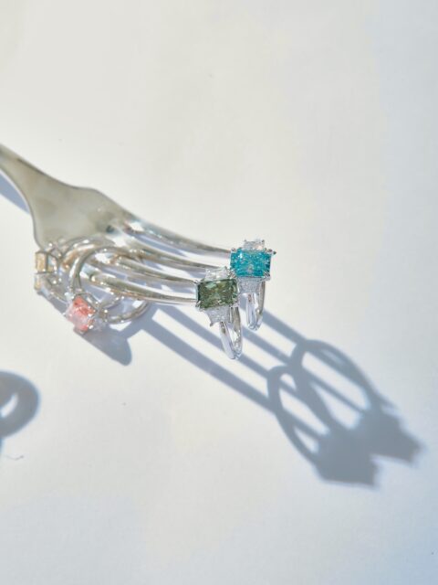 Lab - grown in full color, boldly chosen.